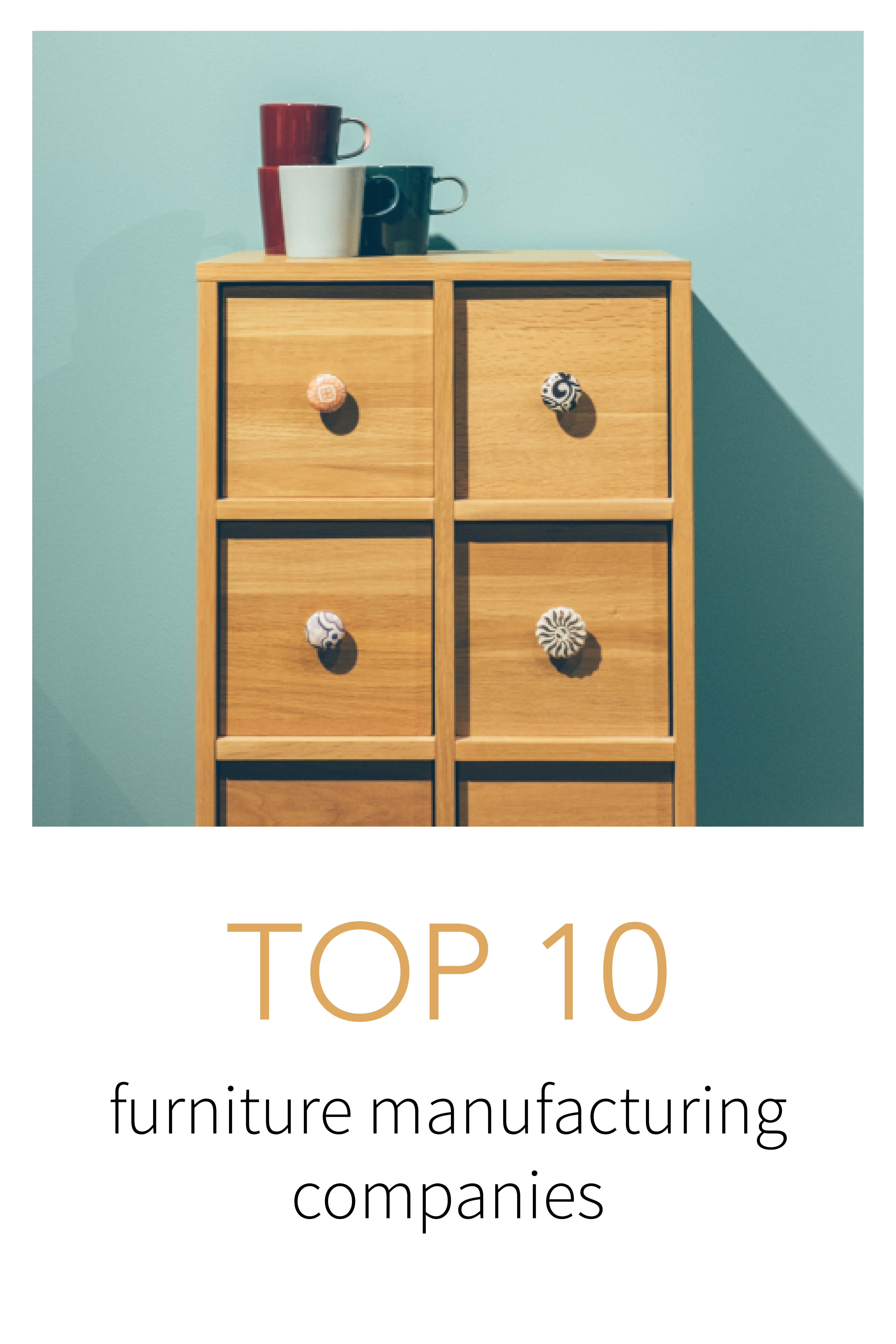 Top Furniture Manufacturing Companies List