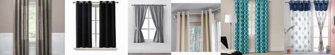 Off ... Curtain of Mainstays at Deal! Pocket in Target Curtain, Room Textured 63" Set Threshold™ D