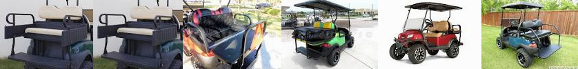 Seat/Cargo of Box Aluminum carts the Beds Car and Combo Cargo / Precedent Cart Seats Accessory Golf 