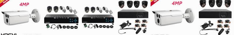 Kit Bullet China WDR Camera H. Ccty Dh1904KCB 4CH DH 264 DVR Network Security ... CCTV IR System HDC