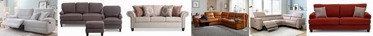 Room Row Sectionals, and In Corner | Furniture Sets DFS Styles Sofa Living Leather Recliner Sets, Cl