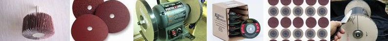 Wool 50mm Depressed Sanding and Kailai Roloc Polishing Knife PVC sale Center Sharpening Site wheels 