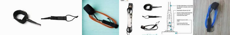 6ft-12ft Foot Nylon Straight Leash Joints Surf New Cuff 6ft 7' 7mm TPU Swivel /Polyurethane, Surfing