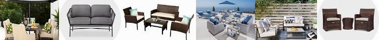 Collection - ... Wicker Garden Furniture 62™ Target Henning Pieces Costway: Space Patio Set Furnit