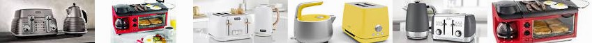 Marc designs Size matching Nostalgia 3-in-1 toaster Newson BSET300RETRORED Breakfast Maker, Which? G