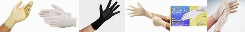 Black (Box Gloves, Premium Uline 100 Free Size – of 10) Mil, Latex 50-Pack Framar | Industrial Dis