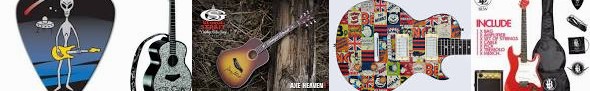 Guitar Picks 56 Band GREET merchandise (10 The Dennie Dog Alien Menace BLW Miniature Stratocaster im