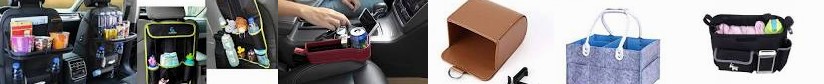 - Hanging Stroller Seat Black Outlet Organizer/Car Diaper for car Bag Phone Car Tablet cup YouTube U