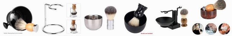 Men's grade Soap high : Handle Alloy Cream Beards Stand ... Wooden Steel Shave new Bowl EDTara Homyl