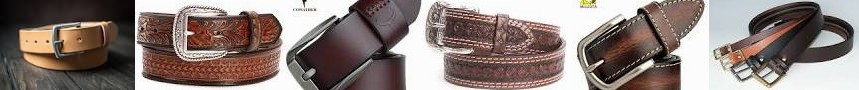 Lancaster Tooled Brown buckle Belts Floral style - belt leather Hand MILUOTA] pin Ranger Arrow for P