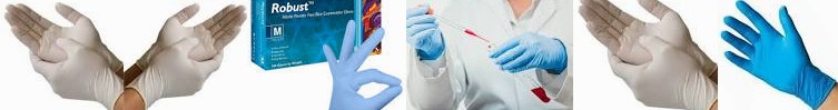 Latex EXAMINATION, Tamil Powder Rubber in CG-1790-R | Latest - ID Chemglass Surgical Gloves Coimbato
