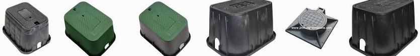 Water Control Drop-In x Valve Box/Valve 14 Surface Green Box/Surface Iron Plastic 19 Deep DURA Box i