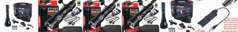 Tactical w/ Lumen Element WEAPON Airsoft ... Klarus Rechargeable Dual Upgraded XM-L2 Remote : Olight