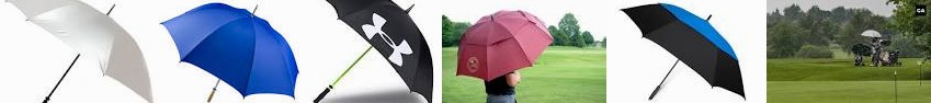: Custom / | ... A Umbrella Online Collapsible Pro-Am (001)/White, Promotional TM Farm Windproof Top