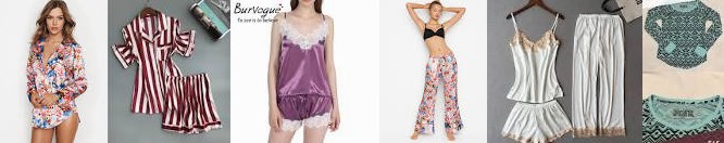 Victoria's Pajamas 2019 Pant Cami Two Silk Lace s Mary Burvogue Sexy x Set Top PINK Pyjamas Sleep Wo