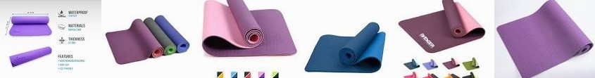 Premium | & Non Slip ... Fitness RitFit Buy Tpe yoga Rubber :) Double (Purple) Skyin Outdoors FANTAS