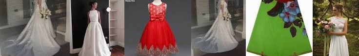 Design Polyester WOODWARD White (M) | Wedding eva girl Halloween dress Dress? red Sunny vs. Evening 